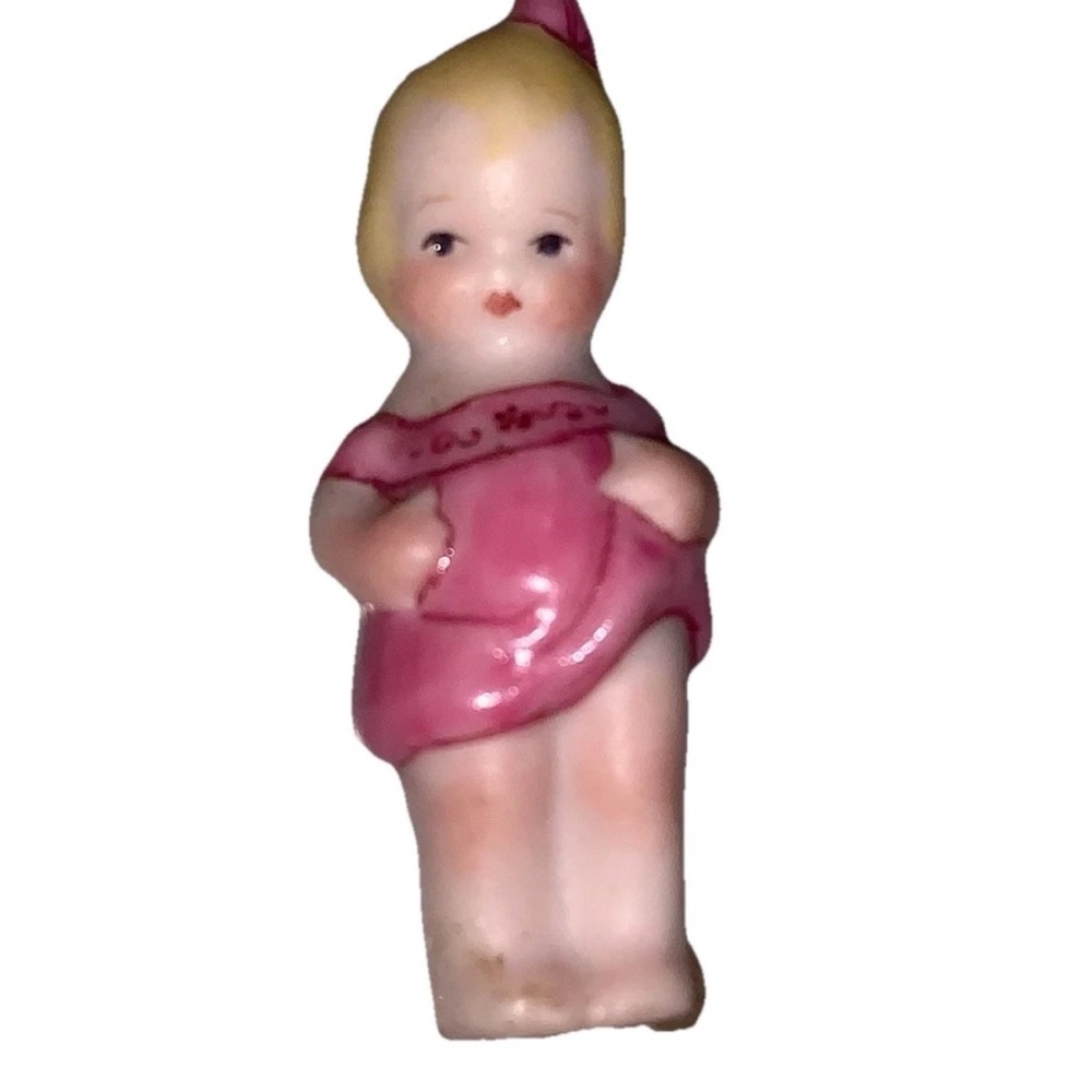 Charlotte Frozen Penny Dolls Vintage, Pair, 1.5" Bisque - Picture 2 of 6